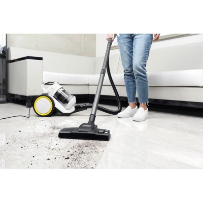 Пилосос Karcher контейнерний VC 3 Plus Premium, 1600Вт, конт пил -0.9л, вага-4.4кг, HEPA 13, білий