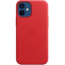 Чохол до моб. телефона Apple iPhone 12 mini Leather Case with MagSafe - (PRODUCT)RED (MHK73ZE/A) Чохол до моб. телефона Apple iPhone 12 mini Leather Case with MagSafe - (PRODUCT)RED (MHK73ZE/A)
