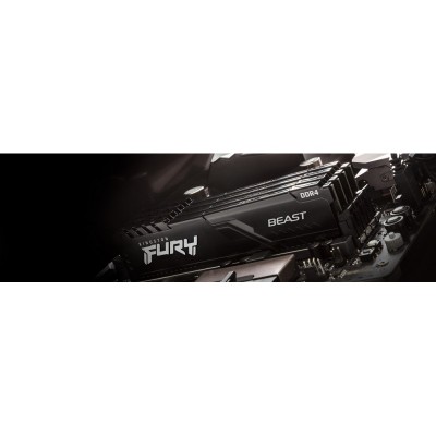 Пам'ять до ПК Kingston DDR4 3200 4GB FURY Beast Black