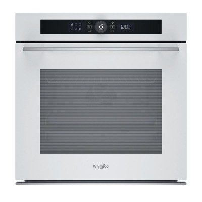 Духова шафа Whirlpool електрична, 73л, A+, дисплей, конвекція, піроліз, телескопічні напрямні, білий