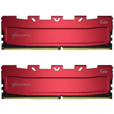 Модуль пам'яті для комп'ютера DDR4 16GB (2x8GB) 3600 MHz Red Kudos eXceleram (EKRED4163618AD)