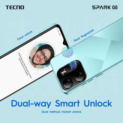 Смартфон TECNO Spark Go 2023 (BF7) 6.56&quot; 4/64GB, 2SIM, 5000mAh, Uyuni Blue