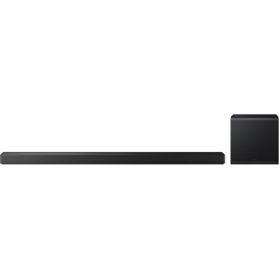 Саундбар Samsung HW-QS700F 345Вт, 3.1.2, BT, HDMI-eARC, Wi-Fi, саб, Dolby Atmos, чорний