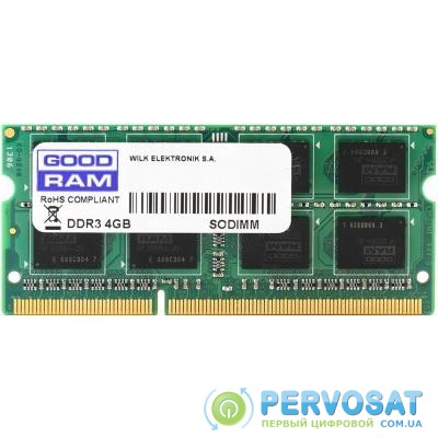 Модуль памяти для ноутбука SoDIMM DDR3 8GB 1600 MHz GOODRAM (GR1600S364L11/8G)