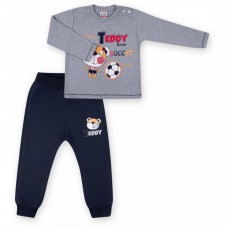 Набір дитячого одягу Breeze кофта зі штанами "Teddy Soccer" (8089-92B-gray-red) Набір дитячого одягу Breeze кофта зі штанами "Teddy Soccer" (8089-92B-gray-red)