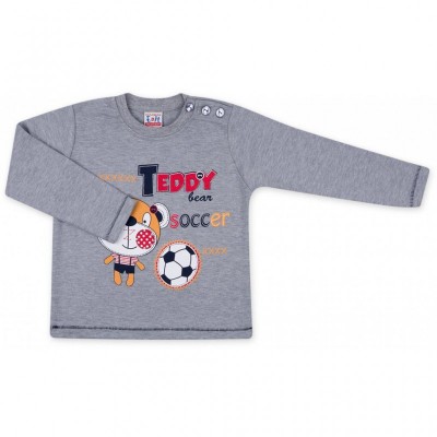 Набор детской одежды Breeze кофта с брюками "Teddy Soccer" (8089-92B-gray-red)