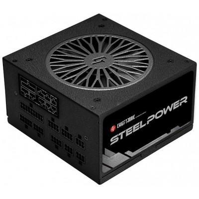 Блок живлення CHIEFTEC Chieftronic SteelPower (750W), &gt;85%, 80+ Bronze, 120mm, 1xMB 24pin(20+4), 2xCPU 8pin(4+4), 3xMolex, 6xSATA, 4xPCIe 8pin(6+2), Fully Modular