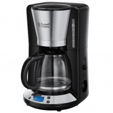 Кавоварка Russell Hobbs крапельна Victoty 1.25л, мелена, чорно-сріблястий