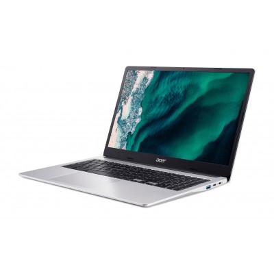 Ноутбук Acer Chromebook CB315-4HT 15&quot; FHD IPS Touch, Intel C N4500, 4GB, F128GB, UMA, ChromeOS, сріблястий