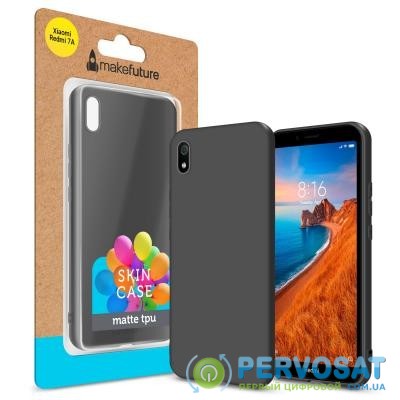 Чехол для моб. телефона MakeFuture Skin Case Xiaomi Redmi 7A Black (MCK-XR7ABK)