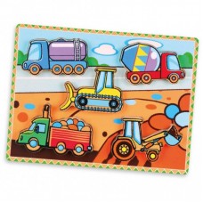 Розвиваюча іграшка Viga Toys Рамка-вкладыш Спецмашины (56439) Розвиваюча іграшка Viga Toys Рамка-вкладыш Спецмашины (56439)