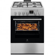 Плита Electrolux комбінована, 58л, 60x60см, дисплей, конвекція, пара, нерж Плита Electrolux комбінована, 58л, 60x60см, дисплей, конвекція, пара, нерж