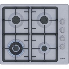 Варильна поверхня Bosch газова, 60см, чавун, WOK, нерж Варильна поверхня Bosch газова, 60см, чавун, WOK, нерж