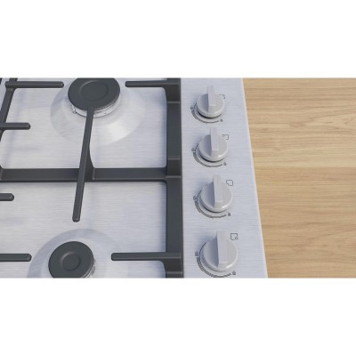 Варильна поверхня Bosch  газова, 60см, чавун, WOK, нерж