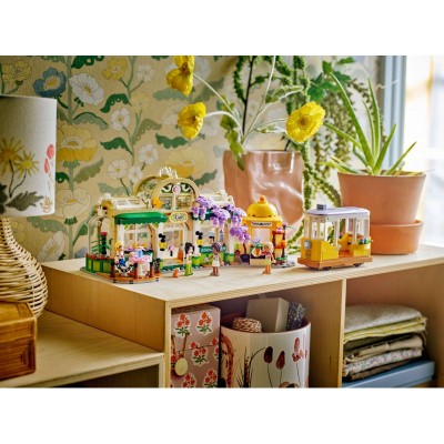 Конструктор LEGO Friends Кав'ярня з рослинами і квіткова крамниця
