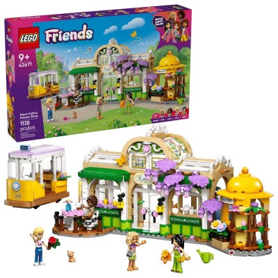 Конструктор LEGO Friends Кав'ярня з рослинами і квіткова крамниця