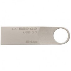 USB флеш накопичувач Kingston 64GB DTSE9 G2 Metal Silver USB 3.0 (DTSE9G2/64GB)