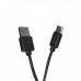 Дата кабель USB 2.0 AM to Type-C 1.0m 2A Black Florence (FL-2110-KT)