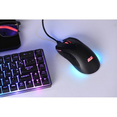 Миша 2E GAMING MG350 WL, RGB USB Black