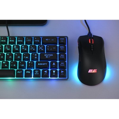 Миша 2E GAMING MG350 WL, RGB USB Black