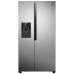 Холодильник Gorenje SBS, 179x68x91см, 2 дв., Х- 368л, М- 167л, A++, NF Plus, Інвертор, диспенсер, Дисплей, сірий