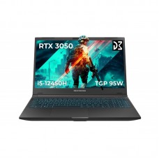 Ноутбук Dream Machines RG3050-15 15.6FHD IPS, Intel i5-12450H, 16GB, F1TB, NVD3050-4, DOS, чорний