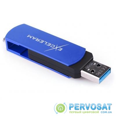 USB флеш накопитель eXceleram 32GB P2 Series Blue/Black USB 3.1 Gen 1 (EXP2U3BLB32)
