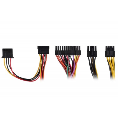 Блок живлення 2E BASIC POWER  (400W), 80%, 120mm, 1xMB 24pin(20+4), 1xCPU 8pin(4+4), 3xMolex, 4xSATA, 1xPCIe 8pin(6+2)