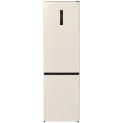 Холодильник з нижн. мороз. камерою Gorenje NRK6202AC4, 200х60х60см, 2 двері, 235( 96)л, А+, NoFrost+ , AdaptTech, Зона св-ті, LED Диспл зовнішній, ,бежевий