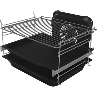 Плита Gorenje комбінована, 70л, 50x60см, дисплей, чавун, білий