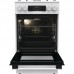 Плита Gorenje комбінована, 70л, 50x60см, дисплей, чавун, білий