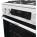 Плита Gorenje комбінована, 70л, 50x60см, дисплей, чавун, білий