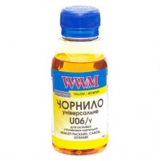 Чорнило WWM Canon/HP/Lexmark 100г Yellow (U06/Y-2) Чорнило WWM Canon/HP/Lexmark 100г Yellow (U06/Y-2)
