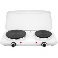 Плитка настільна Sencor електрична, комфорок - 2на 2.5кВт, 15 і 18 см, керування - мех., білий Плитка настільна Sencor електрична, комфорок - 2на 2.5кВт, 15 і 18 см, керування - мех., білий