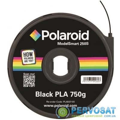 Пластик для 3D-принтера Polaroid PLA 1.75мм/0.75кг ModelSmart 250s, black (3D-FL-PL-6007-00)