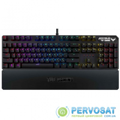 Клавиатура ASUS TUF Gaming K3 Kailh Brown Switches USB Black (90MP01Q1-BKRA00)