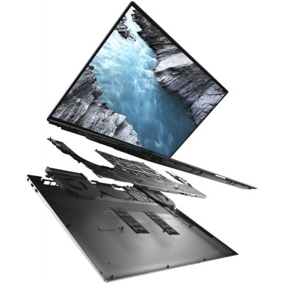 Ноутбук Dell XPS 15 (9510) 15.6FHD+ AG/Intel i7-11800H/16/1024F/NVD3050Ti-4/W10P/Silver