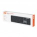 Клавіатура мембранна 2E KS240 110key, WL/BT, EN/UK, сіро-чорний
