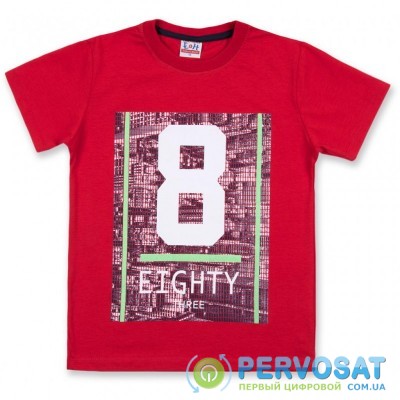 Футболка детская Breeze с шортами "Eighty" (8884-116B-red)