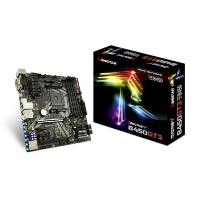 Материнcька плата Biostar B450MH sAM4 B450 4xDDR4 M.2 HDMI-DVI-VGA Type-C mATX