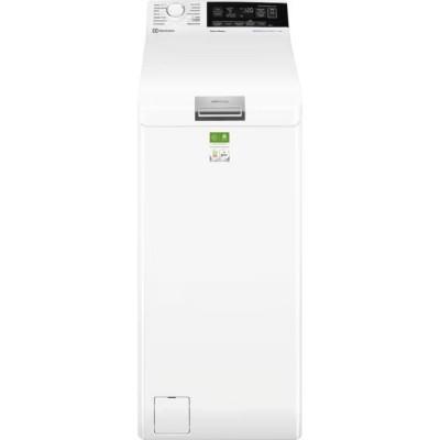 Пральна машина Electrolux вертикальна, 7кг, 1300, A, 60см, дисплей, пара, інвертор, білий