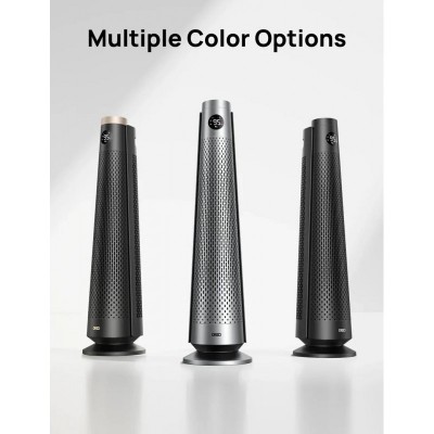 Тепловентилятор Dreo, 25м2, 2000Вт, електр. упр-ння, керамич.нагрів.елемент, пульт ДУ, 8 швидк. , срібний Тепловентилятор Dreo, 25м2, 2000Вт, електр. упр-ння, керамич.нагрів.елемент, пульт ДУ, 8 швидк. , срібний