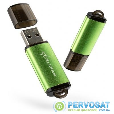 USB флеш накопитель eXceleram 64GB A3 Series Green USB 3.1 Gen 1 (EXA3U3GR64)