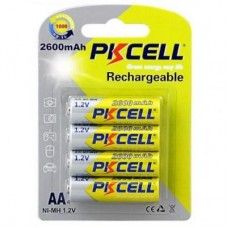 Аккумулятор PKCELL AA R6 NiMH 2600mAh * 4 (PC/AA2600-4B) Аккумулятор PKCELL AA R6 NiMH 2600mAh * 4 (PC/AA2600-4B)