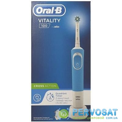 Электрическая зубная щетка BRAUN D100.413.1 (Oral-B Vitality D100.413.1 PRO Cross Act)