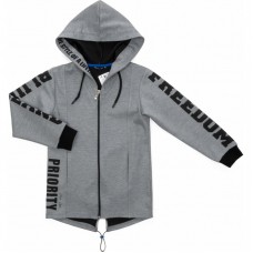 Куртка Blueland вітровка з капюшоном (10760-146B-gray) Куртка Blueland вітровка з капюшоном (10760-146B-gray)