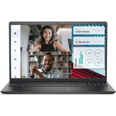 Ноутбук Dell Vostro 3520 15.6&quot; FHD AG, Intel i3-1115G4, 8GB, F256GB, UMA, Win11P, чорний