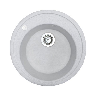 Набір кухонна Adamant Sun, штучний камінь, кругла, без крила, 510x200мм, чаша - 1, врізна, Old stone + змішувач Набір кухонна Adamant Sun, штучний камінь, кругла, без крила, 510x200мм, чаша - 1, врізна, Old stone + змішувач