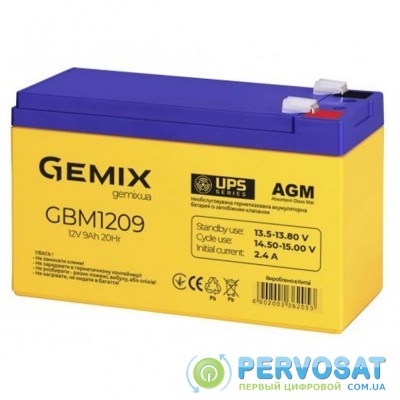 Батарея к ИБП Gemix GBM 12В 9 Ач (GBM1209)