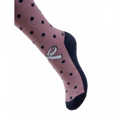 Колготки UCS Socks махровые в горошек (M1C0301-2035-5G-pink)